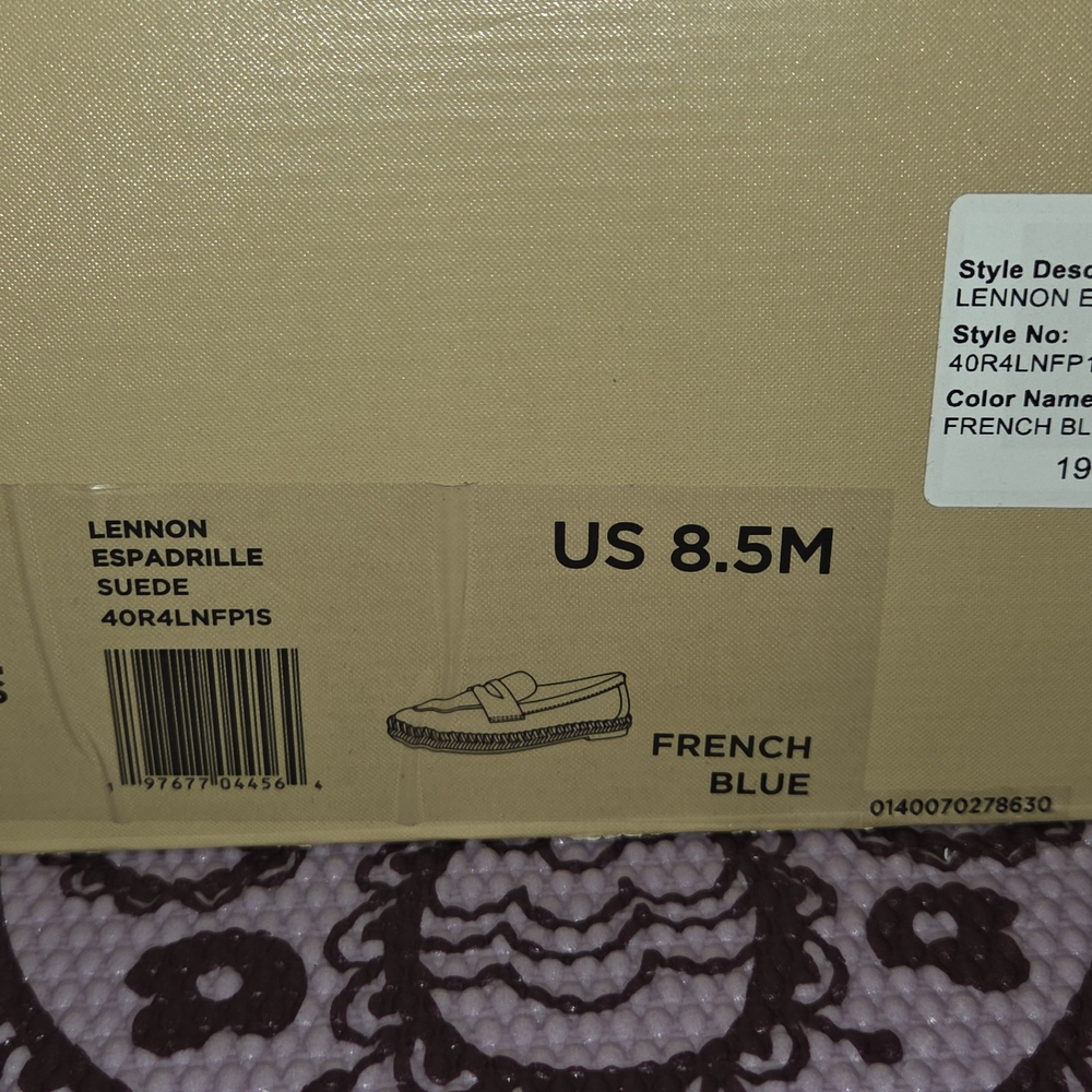 NIB Michael Kors Lennon Espadrille French Blue 8.5 - Picture 3 of 5